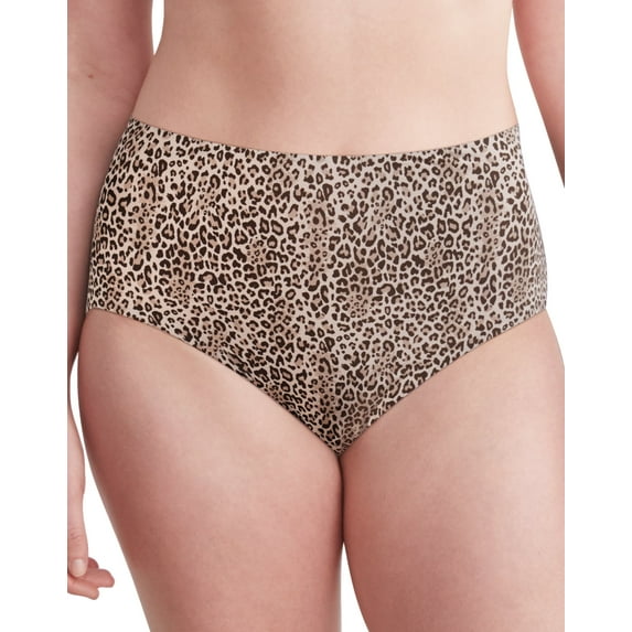 Bali Comfort Revolution® Easylite® Brief Classic Animal Print 6 Women's
