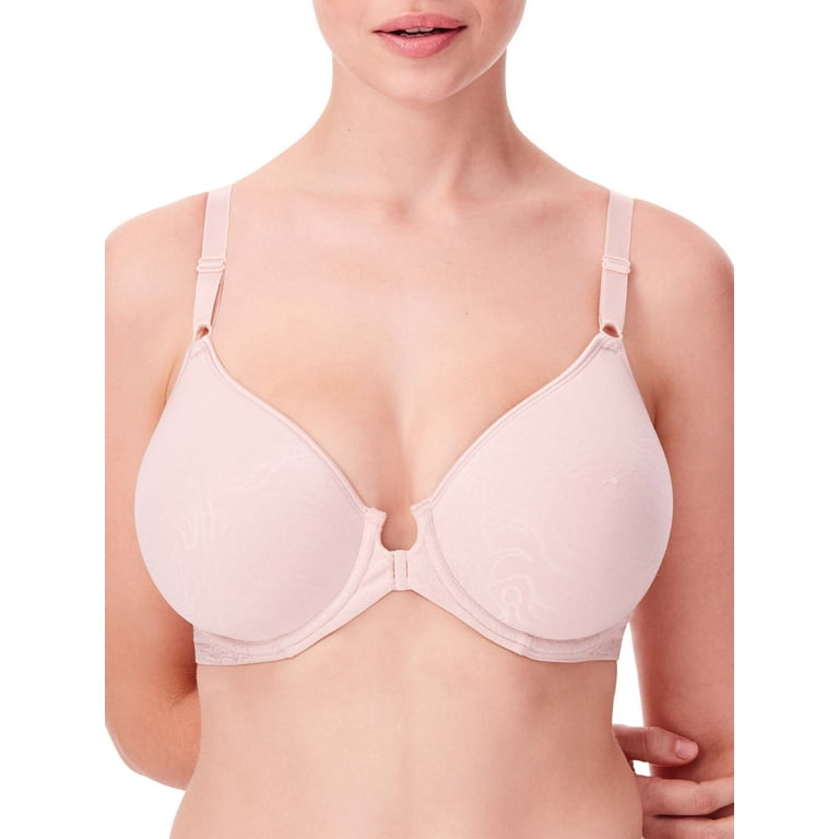 Bali Comfort Revolution Front Close Shaping Underwire Bra Sandshell 42C  Women's 