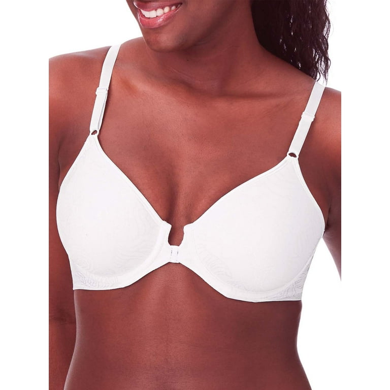 Bali Women's Comfort Revolution Front-Close Shaping Underwire Bra, White,42C  : : Clothing, Shoes & Accessories