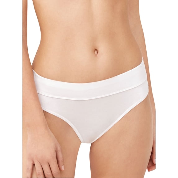 Bali Comfort Revolution Incredibly Soft Bikini White 10 Women's