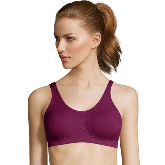 Bali Comfort Revolution MF crop Top 2 Pk Blushing Pink/Galactic Red size 3XL