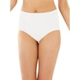 thumbnail image 1 of Bali Comfort Revolution Microfiber Brief, 3-Pack White/White/White 8/9 Women's, 1 of 2