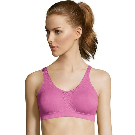 Bali Comfort Revolution Microfiber Crop Top, 2-Pack Pale Seafoam/Purple Rose S Women's