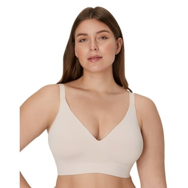 Bali Comfort Revolution Modern Seamless Wirefree Bra Sandshell XL Women's