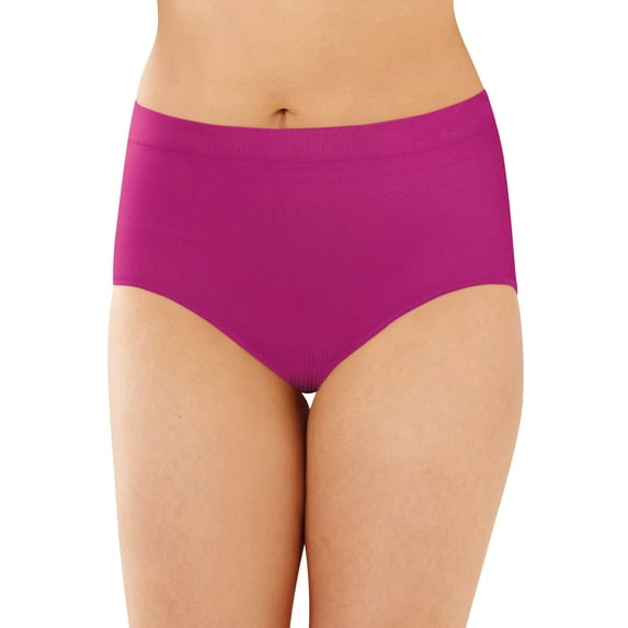 Bali Comfort Revolution Seamless Brief Magenta Majesty 8/9 Women's