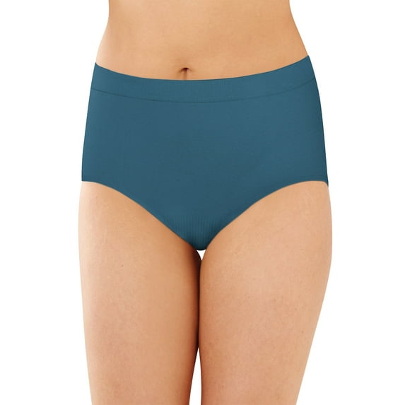 Bali Comfort Revolution Seamless Brief Teal Regatta 6/7 Women's
