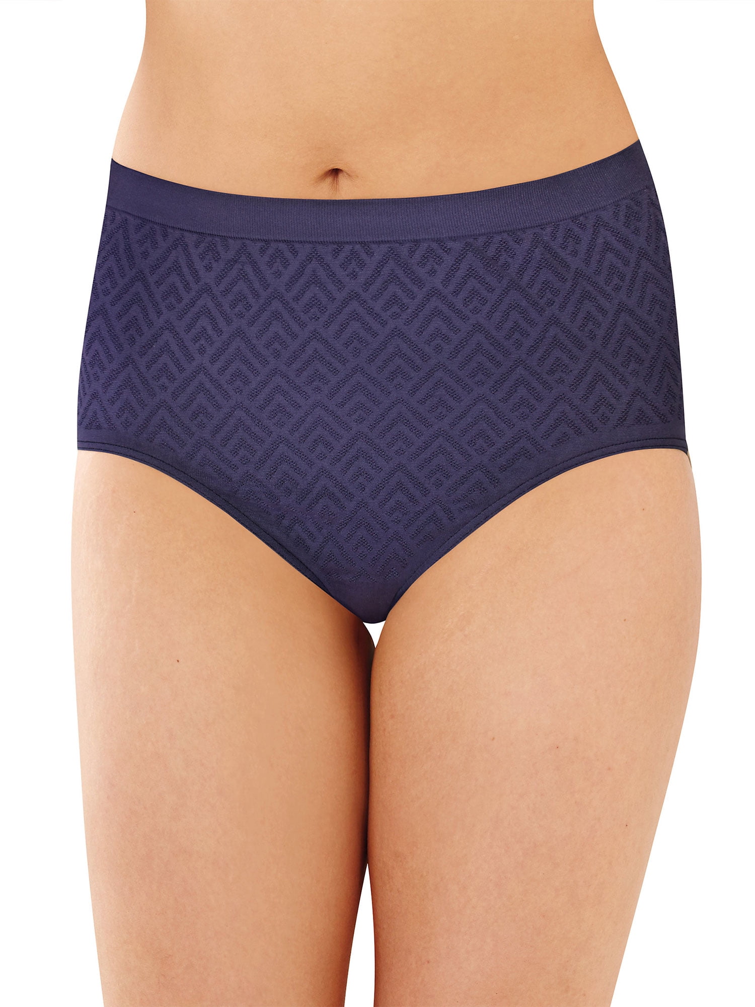 BALI Comfort Revolution Seamless Purple Brief Panty Underwear Womens 6 / 7  