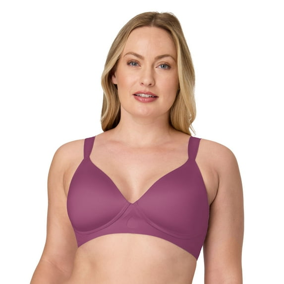 Bali® Comfort Revolution® Ultimate Wireless Support Bra DF3462 Color: Mauve Mood Size: XX LARGE