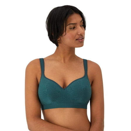 Bali Comfort Revolution Wireless Bra DF3463 Color: Juniper Blue Swirl Size: 36 B