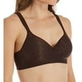 thumbnail image 1 of Women's Bali 3463 Comfort Revolution Wirefree Bra (Warm Cocoa Brown Swirl 38B), 1 of 9