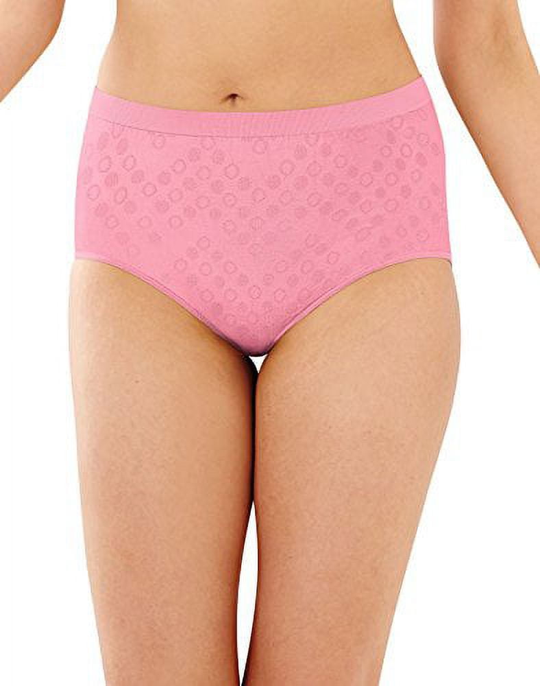 Bali Women's Plus Size 3-Pack Solid Microfiber Full Brief Panty, P27-3  Nude, 11 