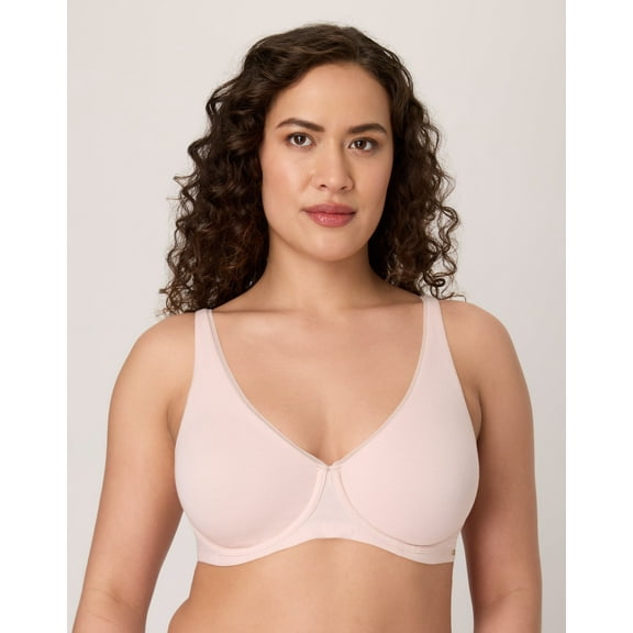 Bali Cotton Collection 2-Ply Underwire Bra Light Buff 36C