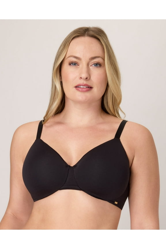 Cotton Collection Underwire T-Shirt Bra Black 42C