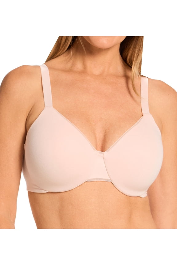 Women's Bali DF3421 Cotton Collection Underwire With Foam Bra (Light Buff 36C)