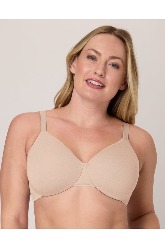 T-Shirt Underwire Bra, Cotton Collection Tropical Sands Heather 34DD