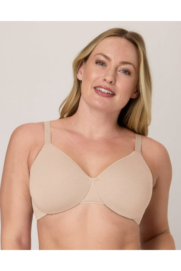 Cotton Collection Underwire T-Shirt Bra Tropical Sands Heather 42C