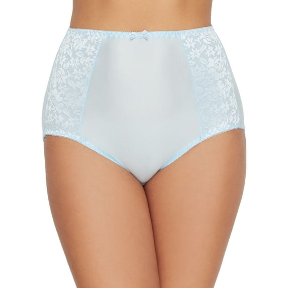Bali Double Support Brief Blue Whimsy 9 Women's