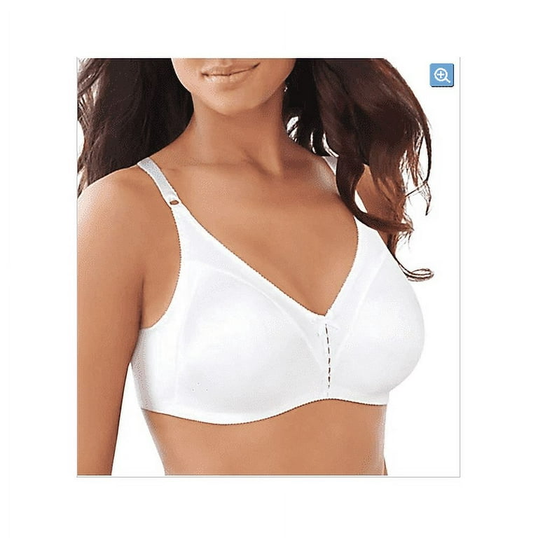 Bali Double Support Wirefree Bra, White, 42D