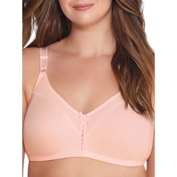 Bali Double Support Cotton Wire-Free Bra Womens Full Coverage Cool Comfort-U 3036