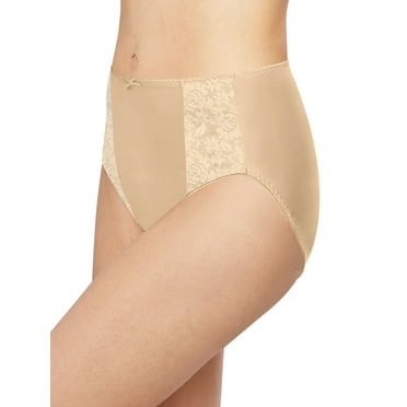 Bali Double Support Hi-Cut Panty Soft Taupe 6 Women's