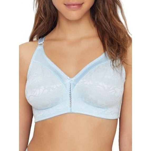 Bali Double Support® Lace Wirefree Bra Blue Whimsy 40D Women's