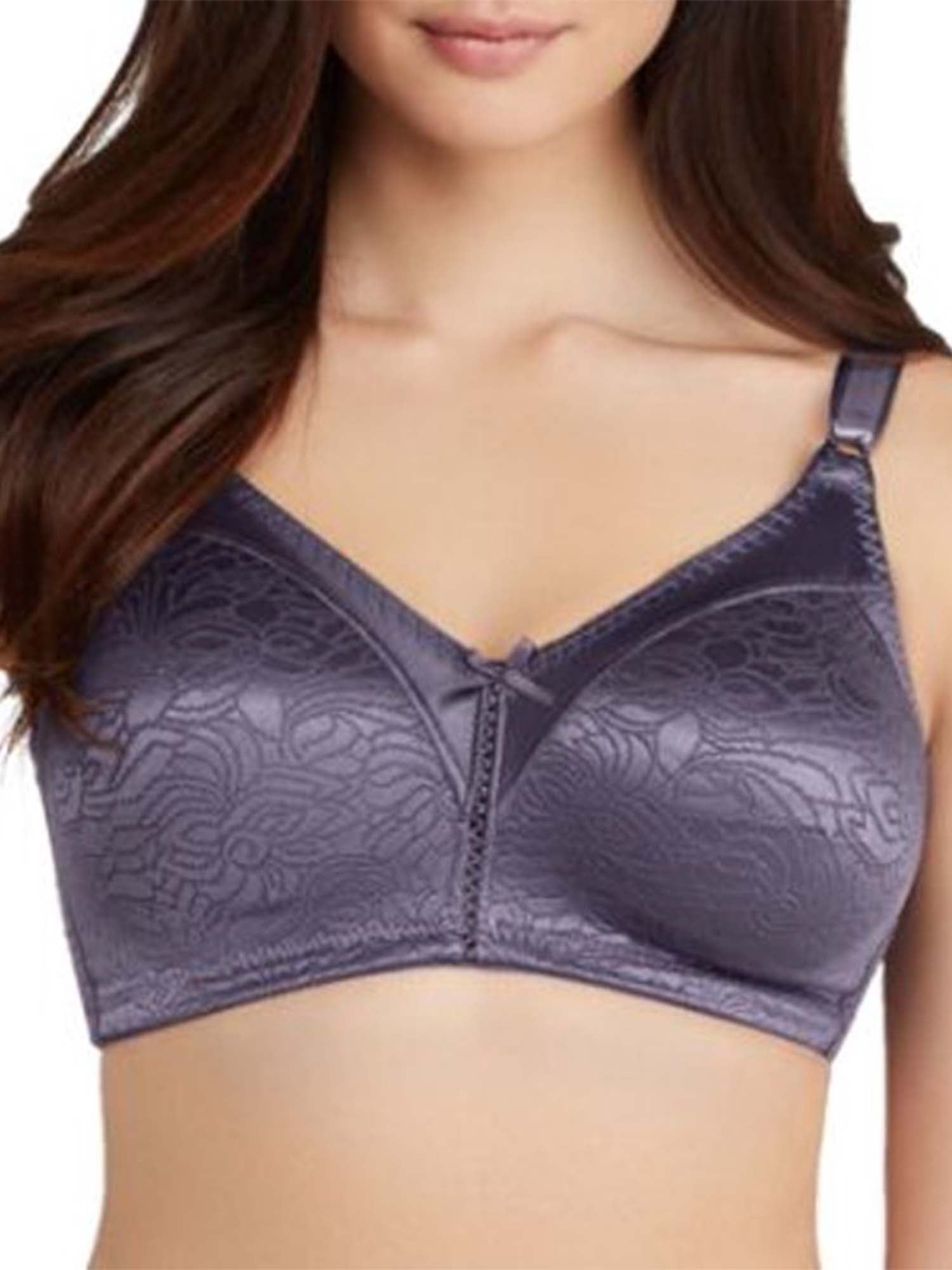 Bali Comfort-U Double Support Lace Wireless Bra Soft Taupe 34 B DF3372 J