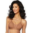 thumbnail image 1 of Bali Double Support Soft Touch Back Smoothing Wirefree Bra Cinnamon Butter 36D Women's, 1 of 4