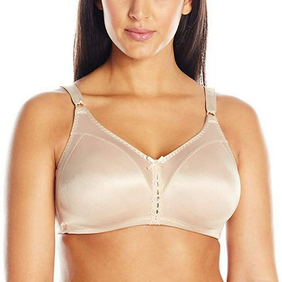 Bali Double Support Tailored Wireless Bra, Light Beige, 36D