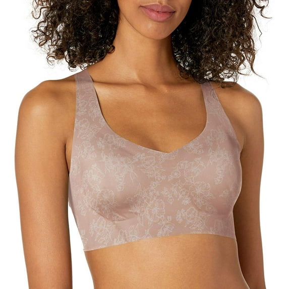 Bali EVENING BLUSH GLOSS Easylite Wirefree Back Close Bra, US Large, NWOT
