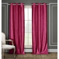 thumbnail image 1 of Bali Faux Silk Grommet Window Curtain Set, 1 of 3