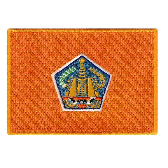 Bali Flag Embroidered Iron-on Patch