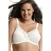Womens Bali 180 Flower Bali Underwire Bra White 34DD