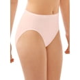 thumbnail image 1 of Bali Full-Coverage Hi-Cut Panty Silken Pink 7 Women's, 1 of 4