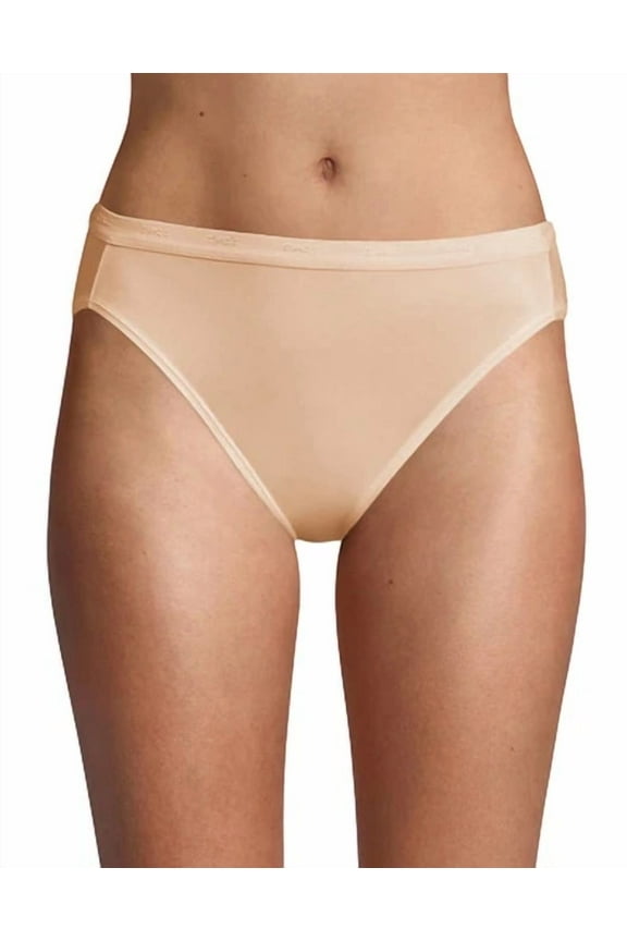 Bali Full-Cut-Fit Hi-Cut Panty Womens Panties Underwear Microfiber No Ride Up
