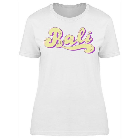 Bali Hand Drawn T-Shirt Women -Image by Shutterstock, Female Small