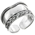 thumbnail image 1 of Bali Handmade Filigree Adjustable 925 Sterling Silver Stacking Ring, 1 of 3
