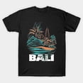 thumbnail image 1 of Bali Indonesia Vintage Retro Travel Souvenir Vacation Beach Tropical Island Life Unisex T-Shirt, 1 of 3