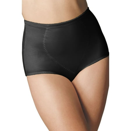 Bali Jacquard Shaping Brief, 2-Pack Black L Women's