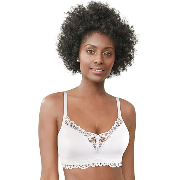 Bali Lace Desire Tailored Convertible Wireless Bra White S Women's