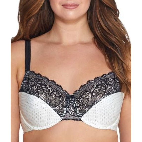 Bali Lace Desire® Back Smoothing Underwire Bra DF1002 - Micro Dot Size 44DD