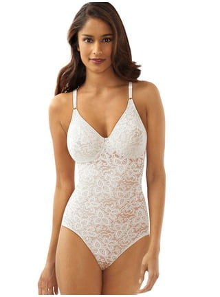Smooth and Silky Bodysuit Shaper With Built-In Wire Bra