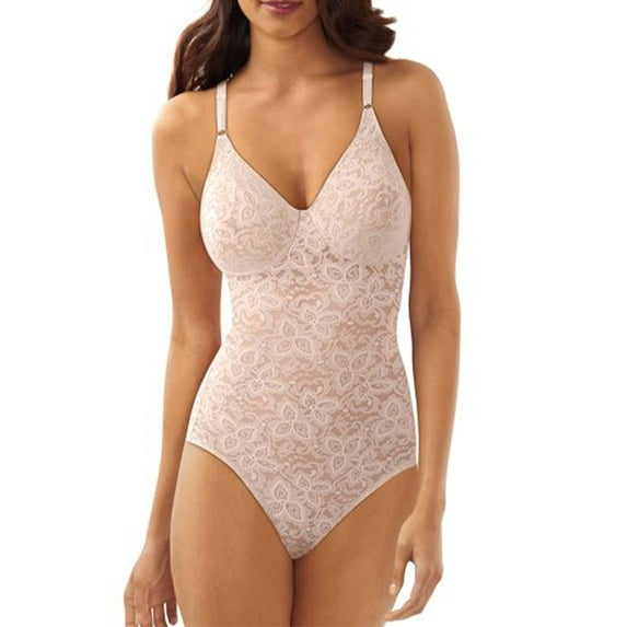 Bali Lace N Smooth Bodybriefer (8L10) Rosewood, 34B