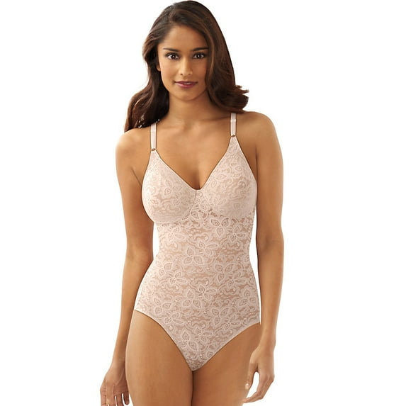 Bali Lace N Smooth Bodybriefer (8L10) Rosewood, 38DD