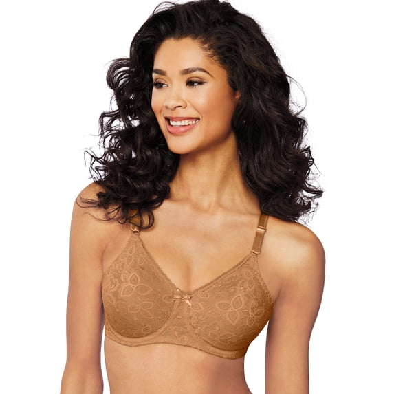 Bali Lace 'N Smooth Seamless Bra Womens Underwire Comfort-U Full Coverage 3432