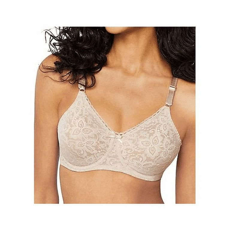 Bali Lace 'N Smooth Seamless Cup Underwire Bra 3432, Rosewood, 36D