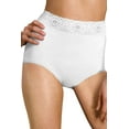 thumbnail image 1 of Bali Lacy Skimp Skamp Brief Panty White 5 Women's, 1 of 3