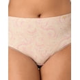 thumbnail image 1 of Bali Lux Underwear Brief, Light Tummy Support, Cotton-Stretch Essentials, Moisture Wicking Pearl Paisley Print 6 Women's, 1 of 5