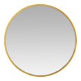 thumbnail image 1 of Bali Modern Round Wall Mirror, Gold - 24 in., 1 of 1