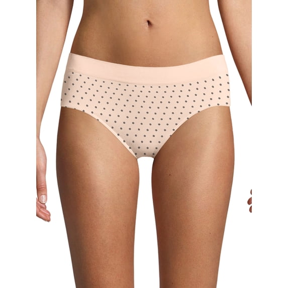 Bali One Smooth U All-Around Smoothing Hipster Panty Blushing Pink Dot 8 Women's