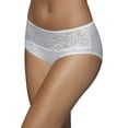 thumbnail image 1 of Bali One Smooth U Comfort Indulgence Satin with Lace Hipster, 1 of 4